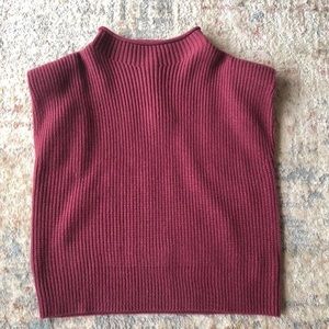 BRAND NEW CHUNKY KNIT VEST SZ L